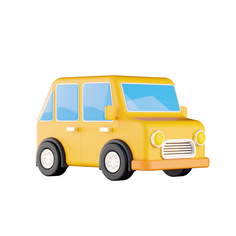 Yellow Car Illustration